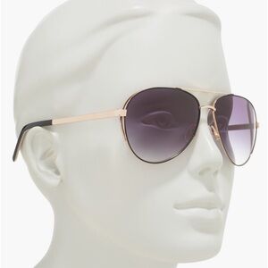 NWT Ted Baker aviator sunglasses 58mm in black